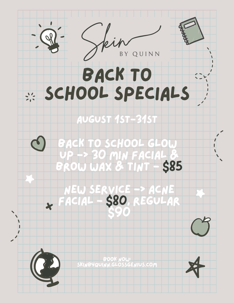 Acne Facial - August Special