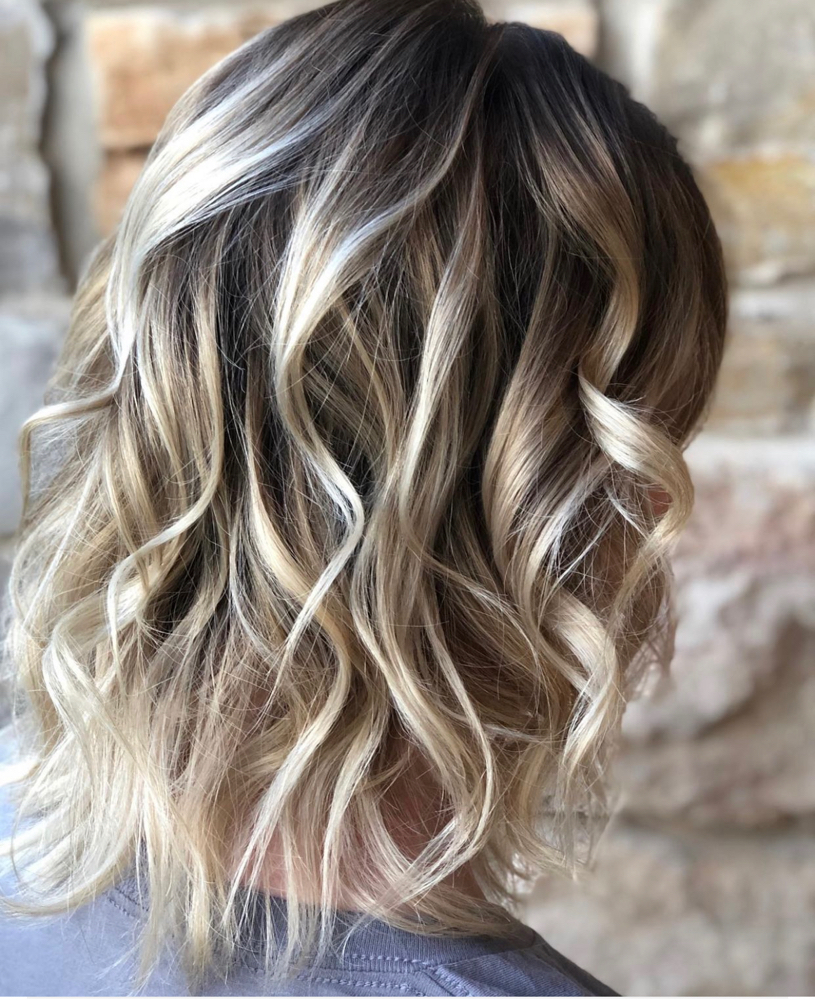 Balayage Touch Up, Cut & Style