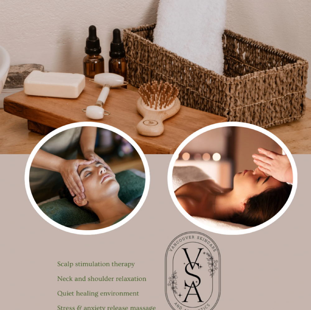 30 Min Calm Mind Dry Head Spa at Vancouver Skincare & Aesthetics in Vancouver, WA