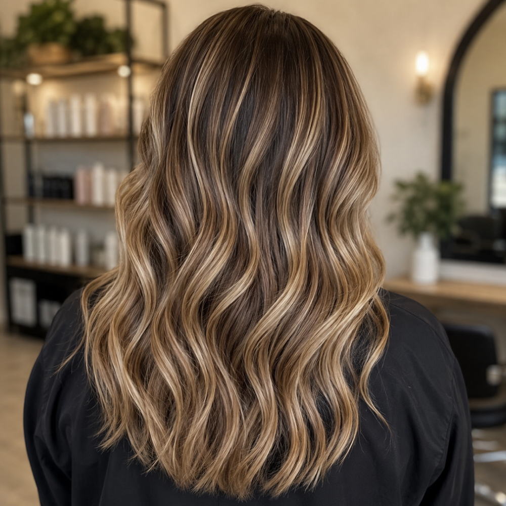Partial Balayage at Laughing Crow Salon in Eugene, OR