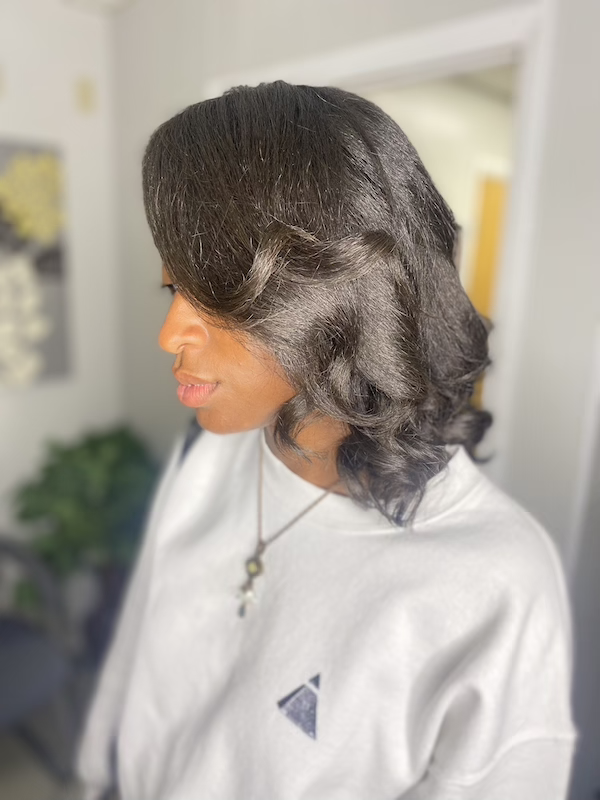 Silk Press + Steam Treatment