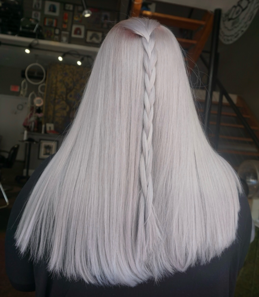 Bleach Retouch and Blowdry