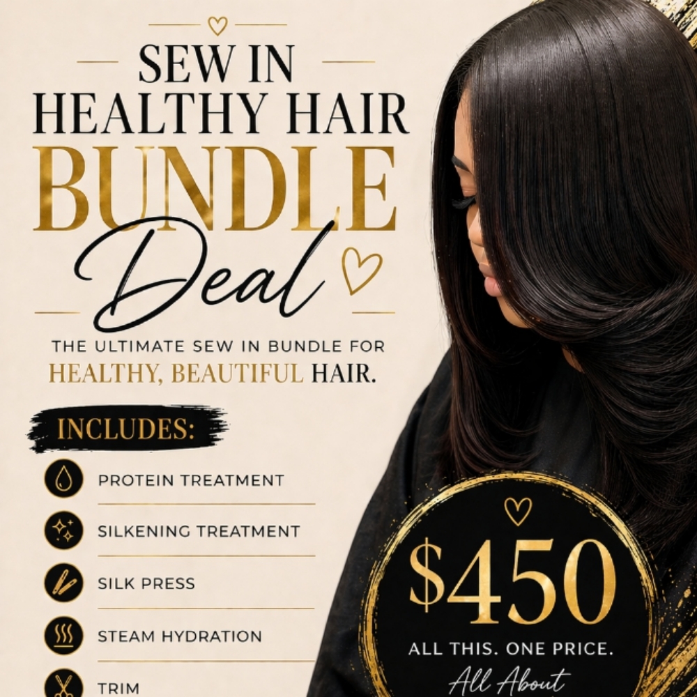 Sew In Healthy Hair Bundle Deal at Top Tier Beauty Experience in Cincinnati, OH