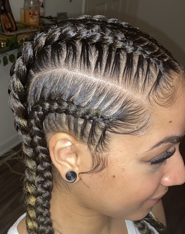 4 Feed-in Braids