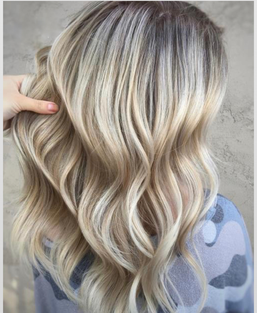 Roots, Full Highlight,Glaze+Blowout