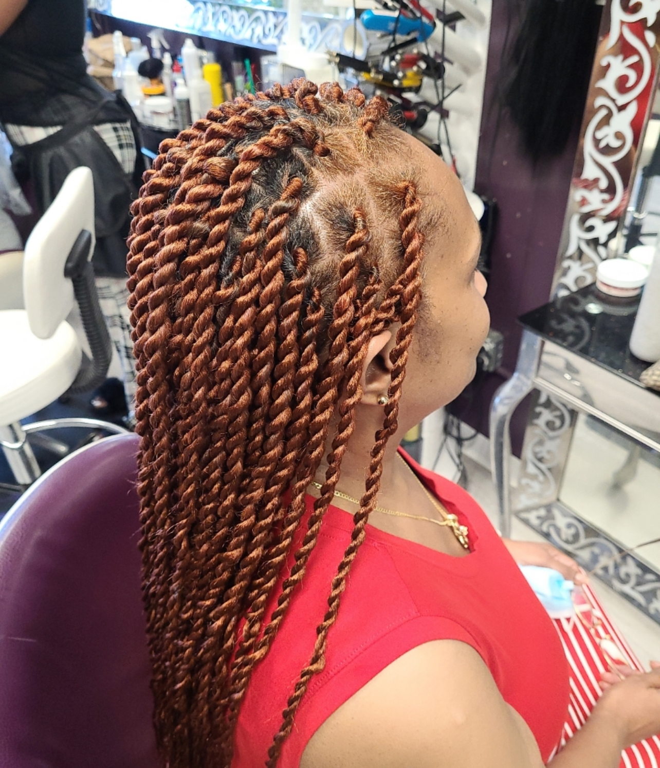 Two Strand Twists w/ Hair Added
