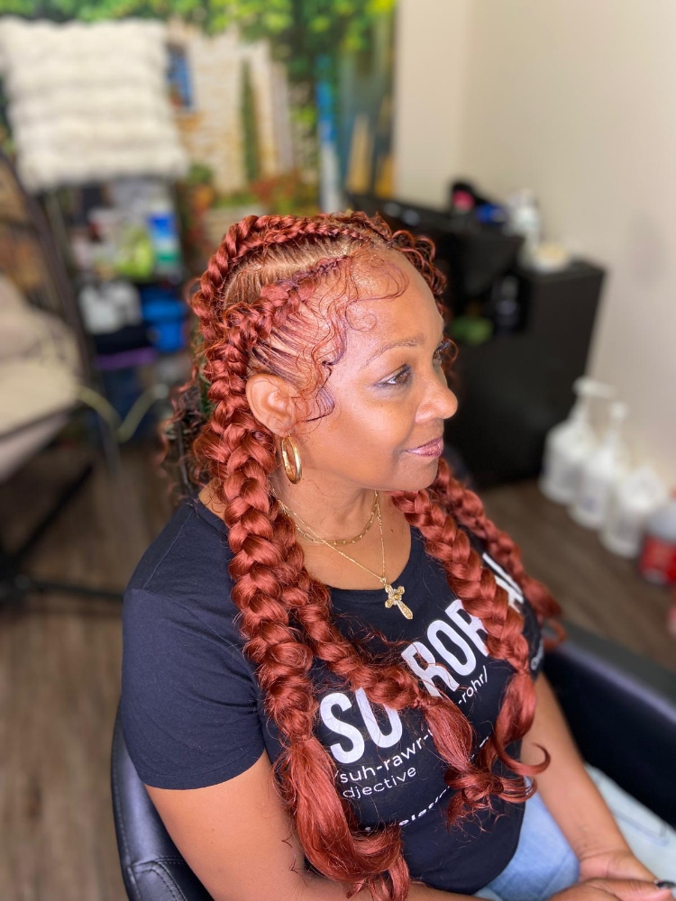 Butterfly Corn Row Braids