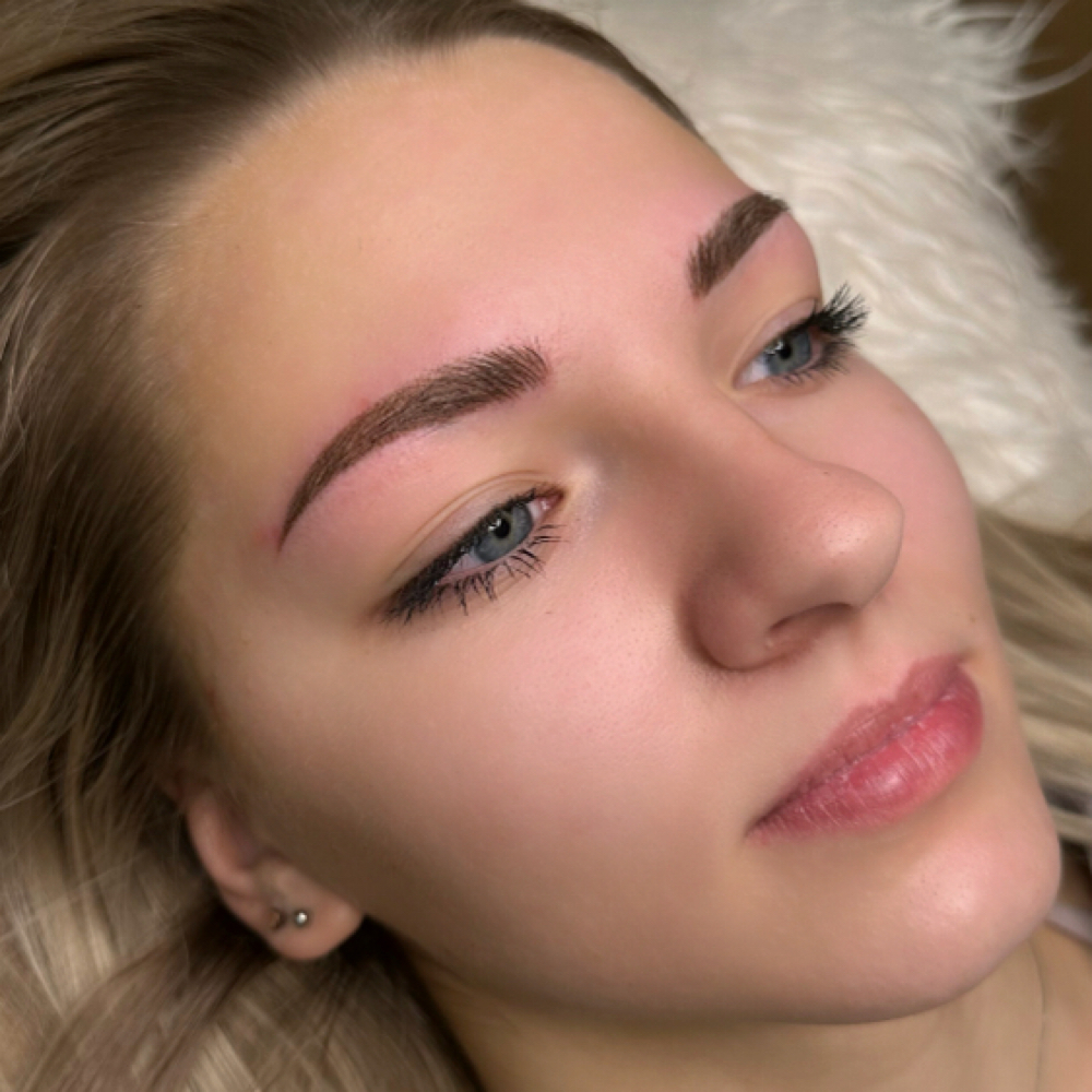 COMBO BROWS TOUCH UP 1year at Cindy’s Nails in Dickinson, ND