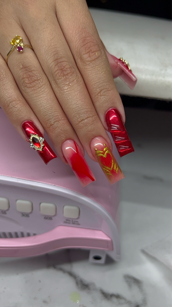 Long Full Set at Nails By Bianca in Chicago, IL