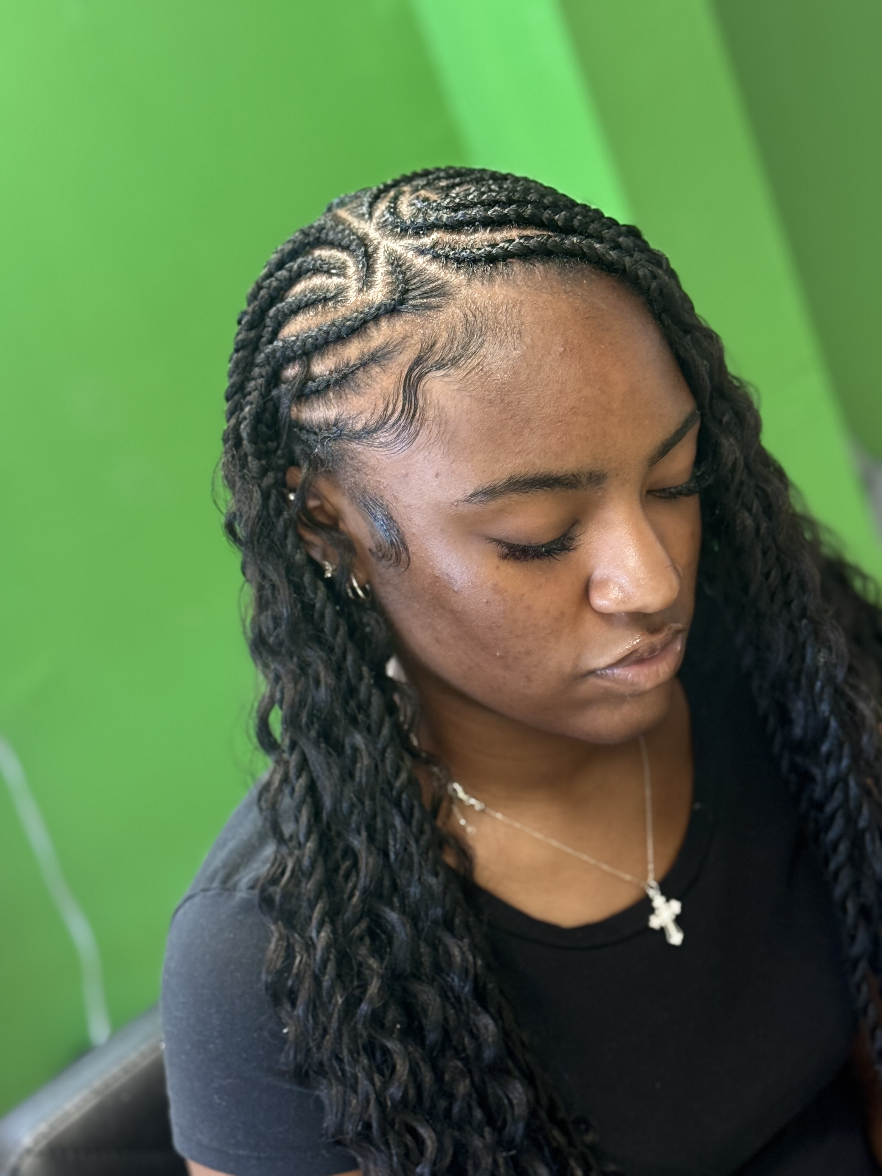Fulani Braids at Josiey Styles in Bossier, LA