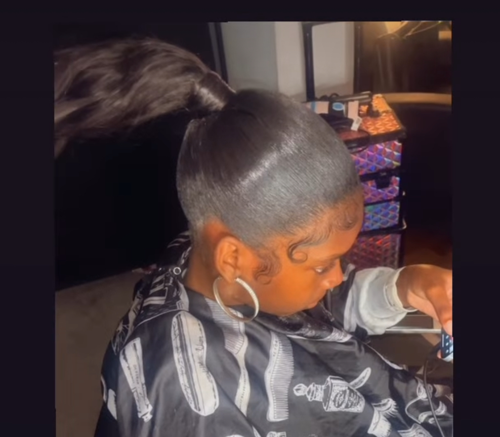 Sleeked Pony Tails