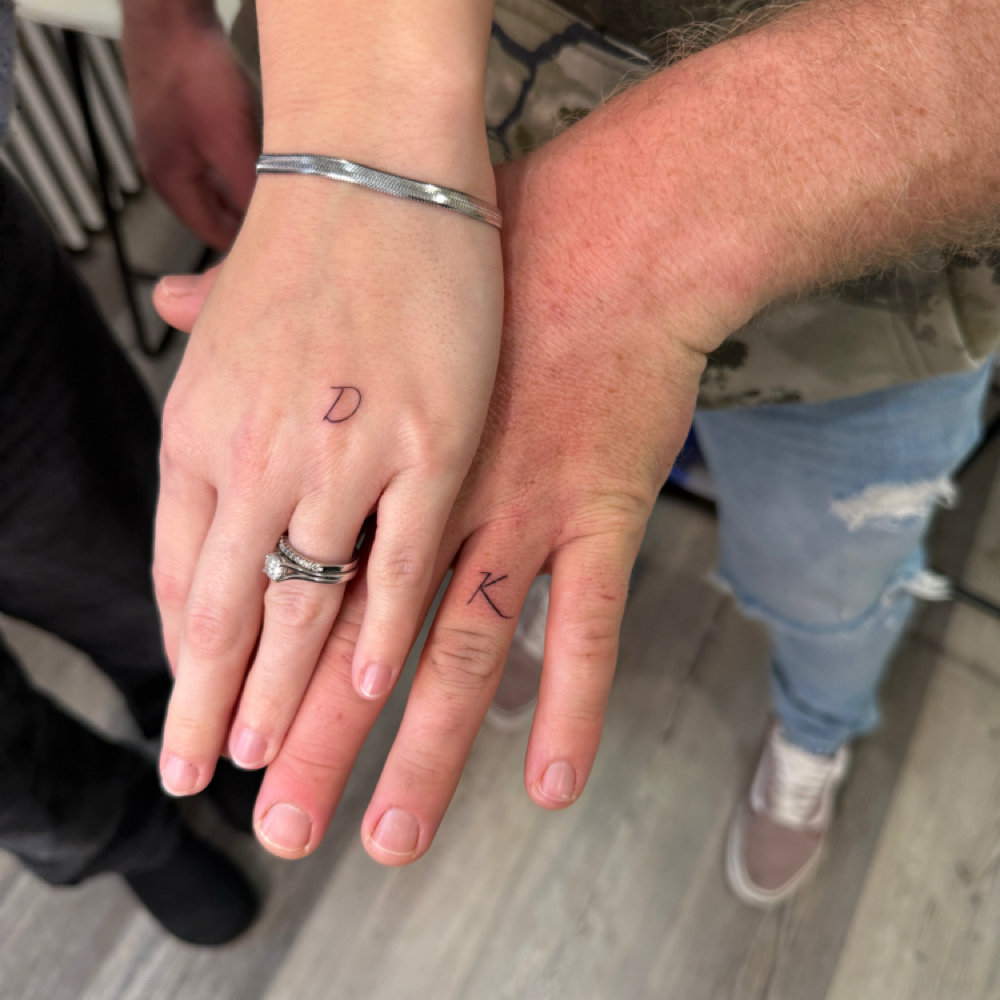 Finger Tattoo at STUDIO ON 8TH in Preston, ID