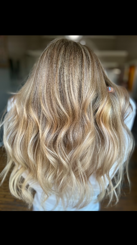 Balayage/babylights with Haircut