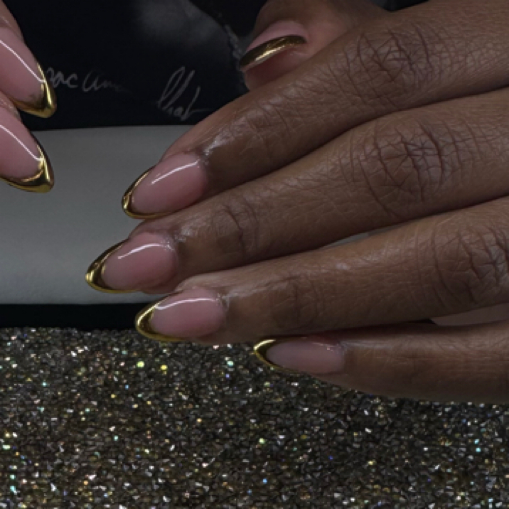 GelX Short & Designs at Emerald Aura Nails & Spa in Little Rock, AR