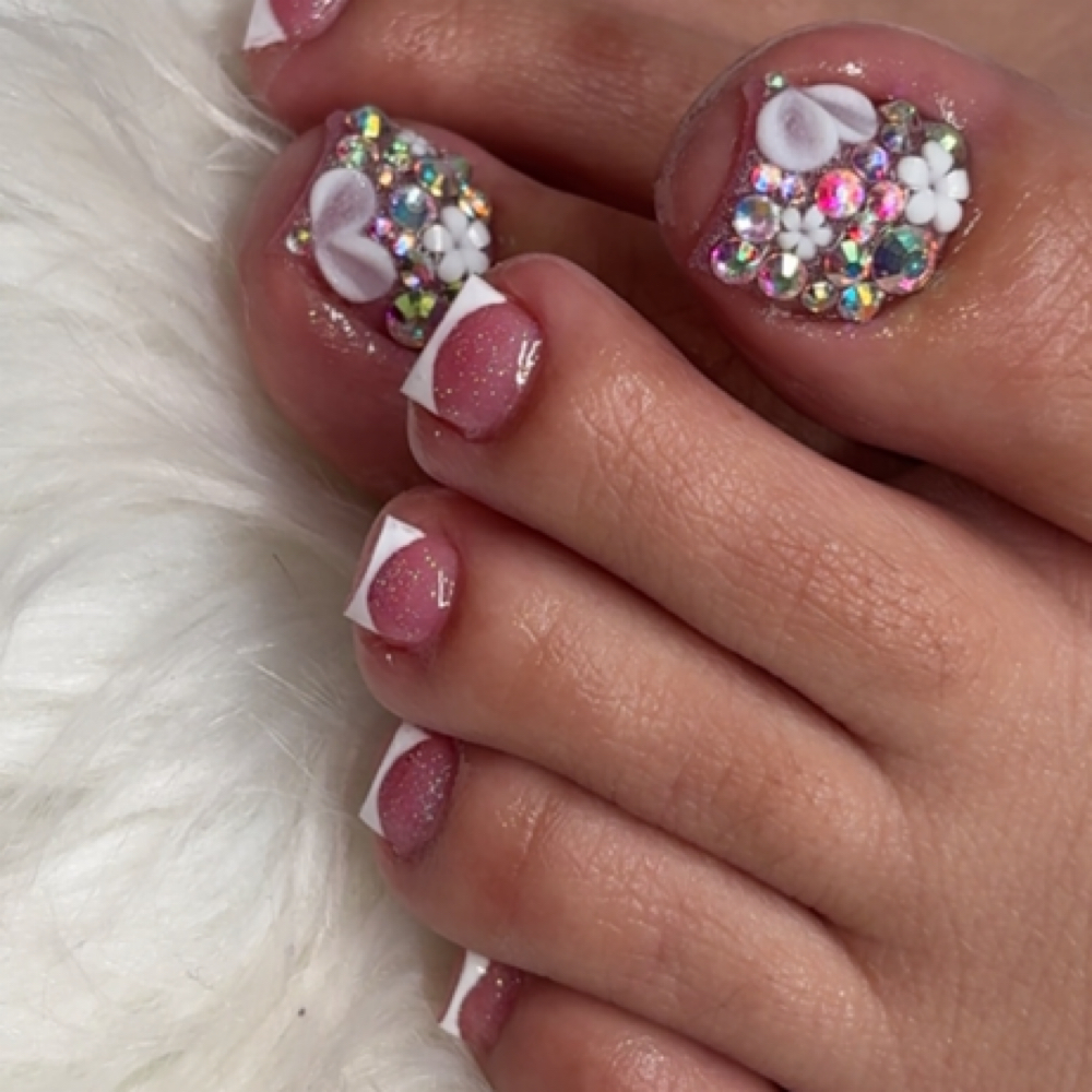 Acrylic Toes ♡ at IcedBySRose in Hawthorne, CA