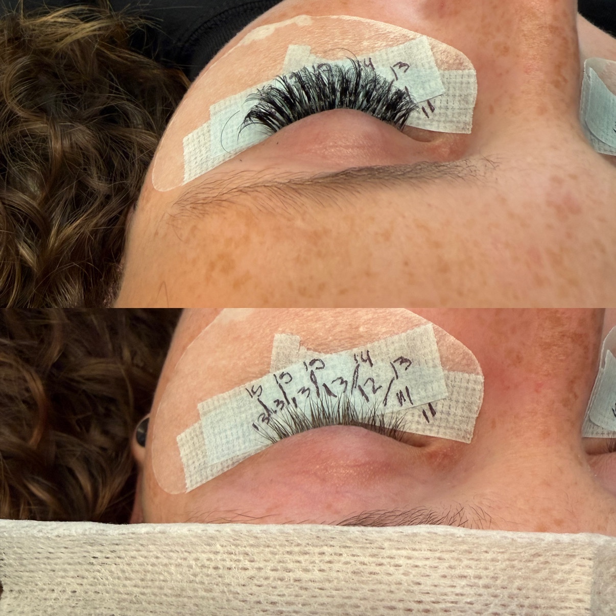 Full set lashes at Opal & Sage Wellness in Fresno, CA