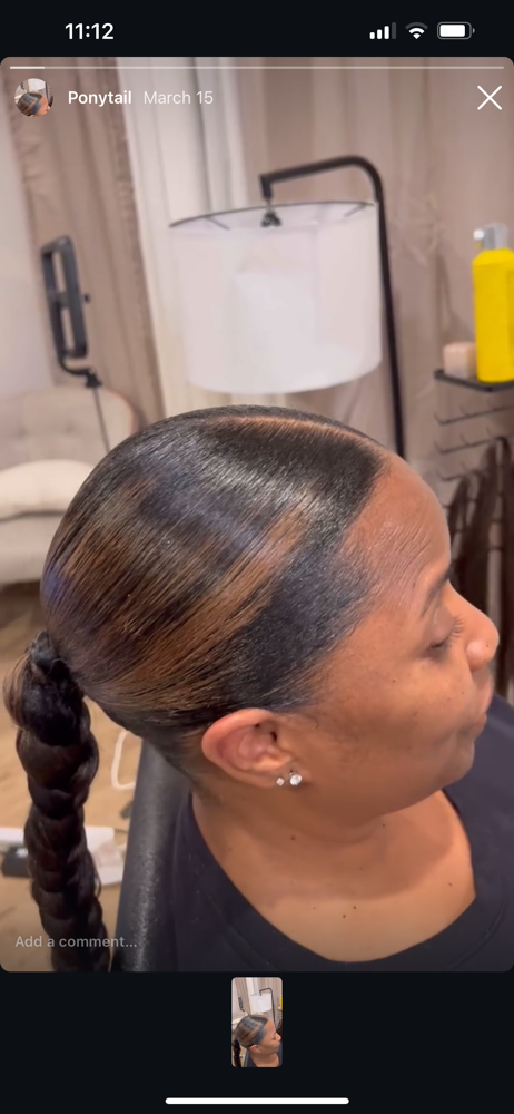 Braided Ponytail at Braidsby_hami in Seattle, WA