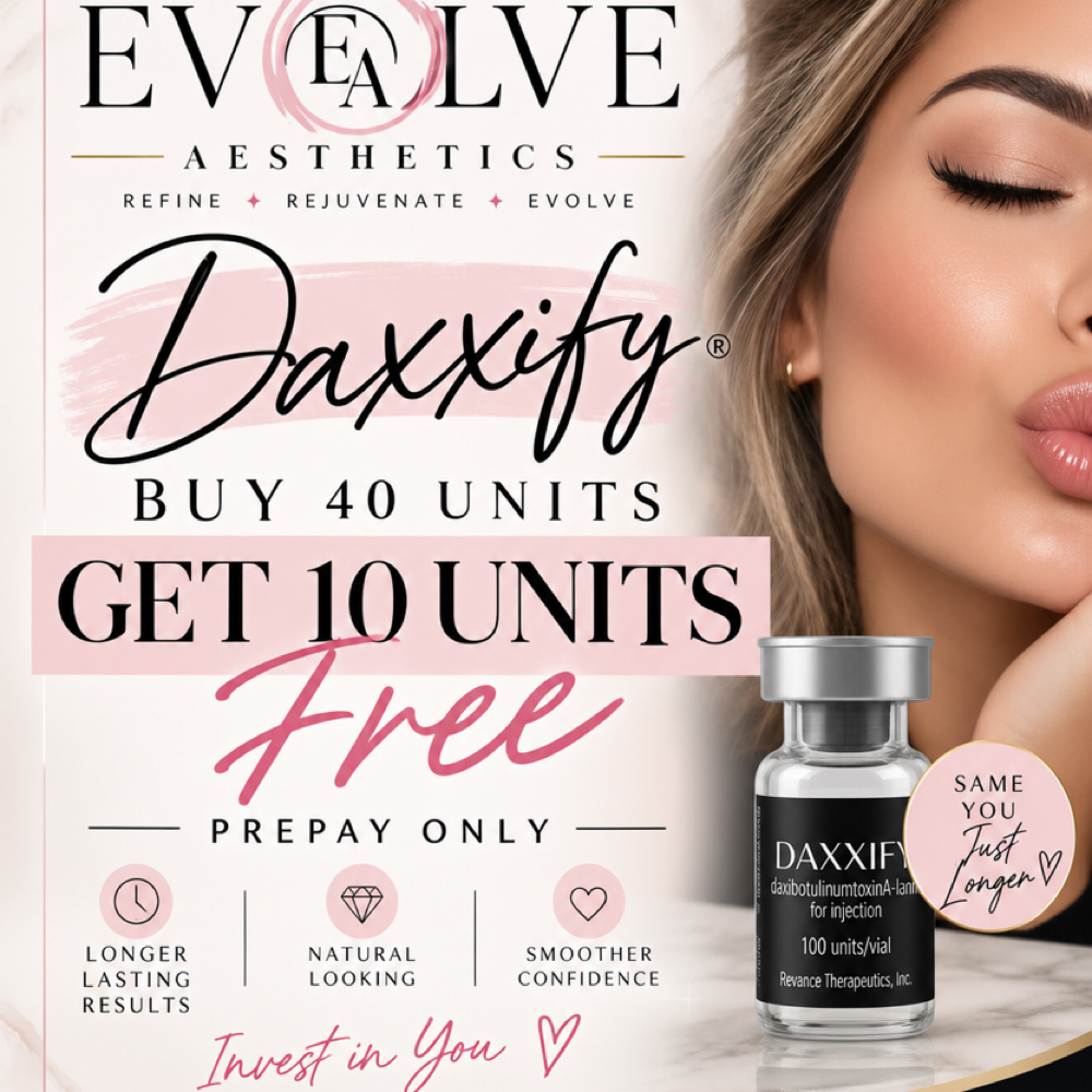 SPECIAL Through 9/12 Only at Evolve Aesthetics in Point Pleasant, WV