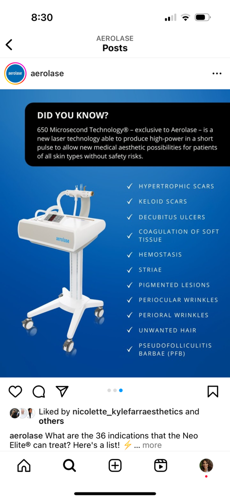 Aerolase Neo Elite Laser Treatment