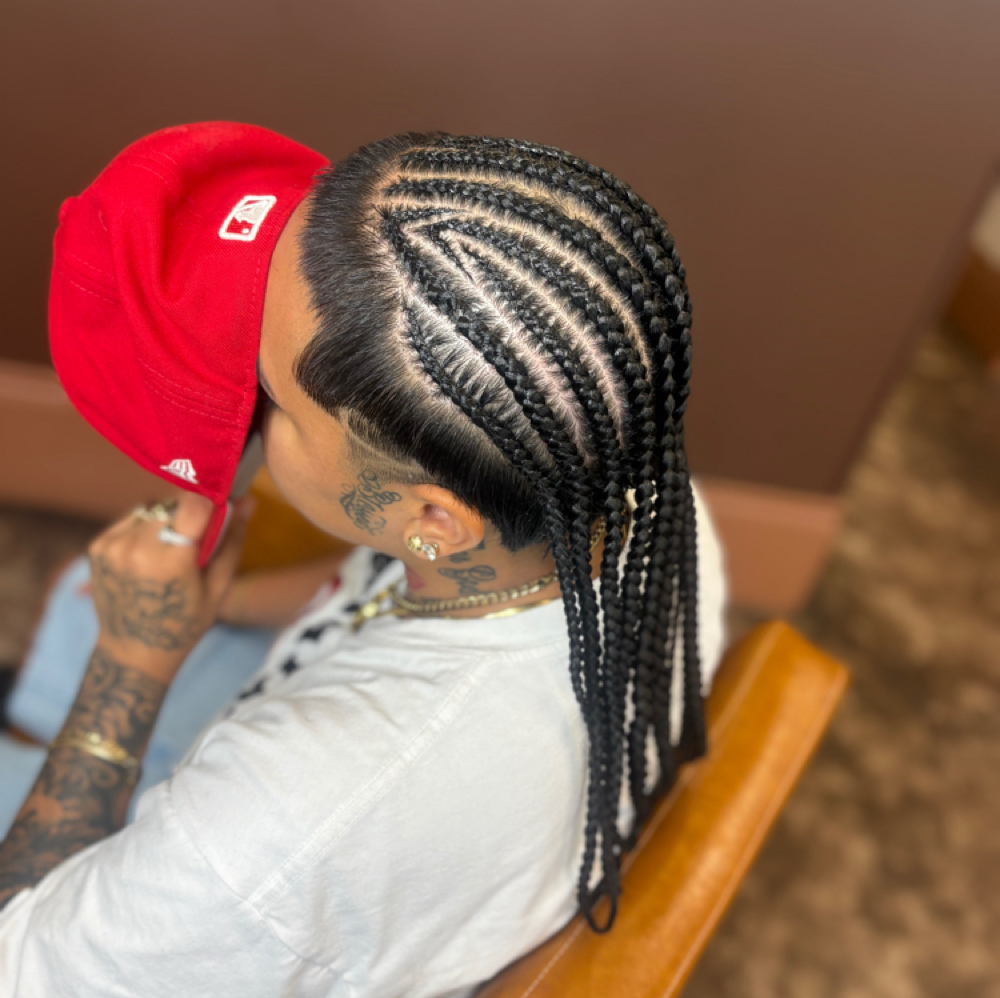 Mens braids at The Ny3 Luxe experience in Harker Heights, TX