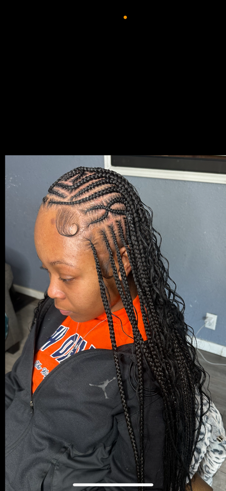 Fulani Braids at HAIRBYREYA in Monroeville, AL