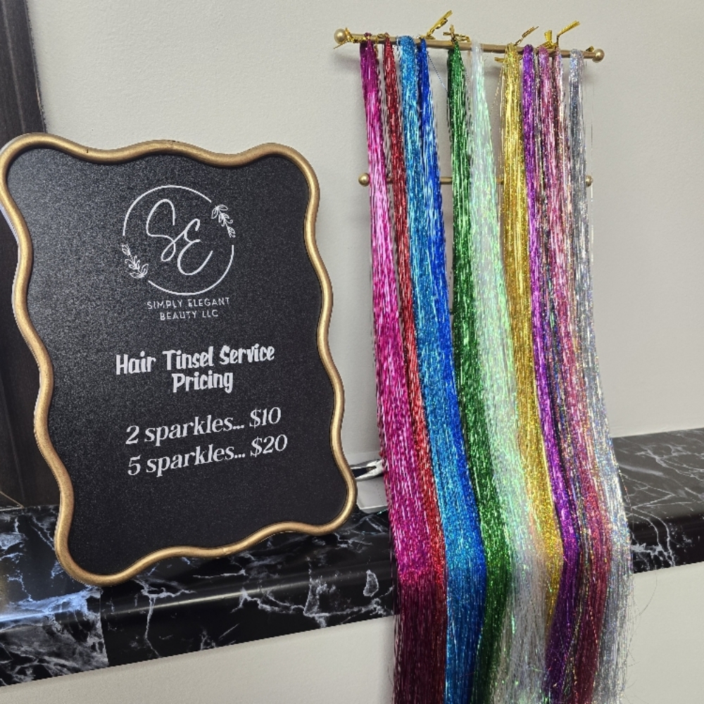 Tinsel at Simply Elegant Beauty in Waite Park, MN