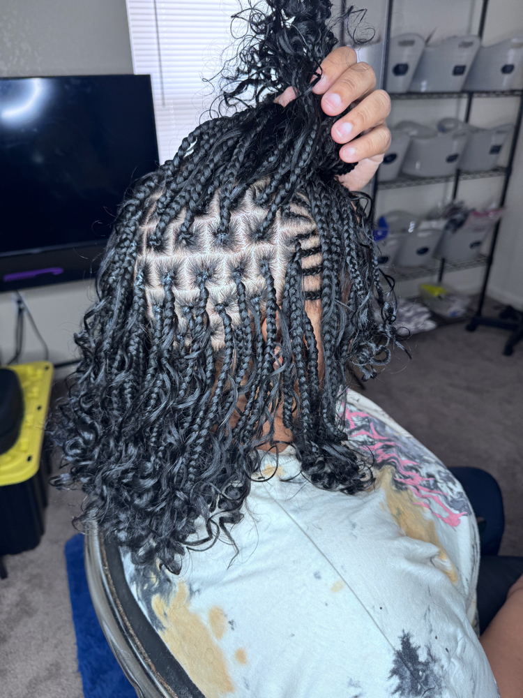 Knotless  Boho Bob