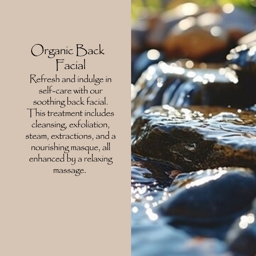 Organic Back Facial