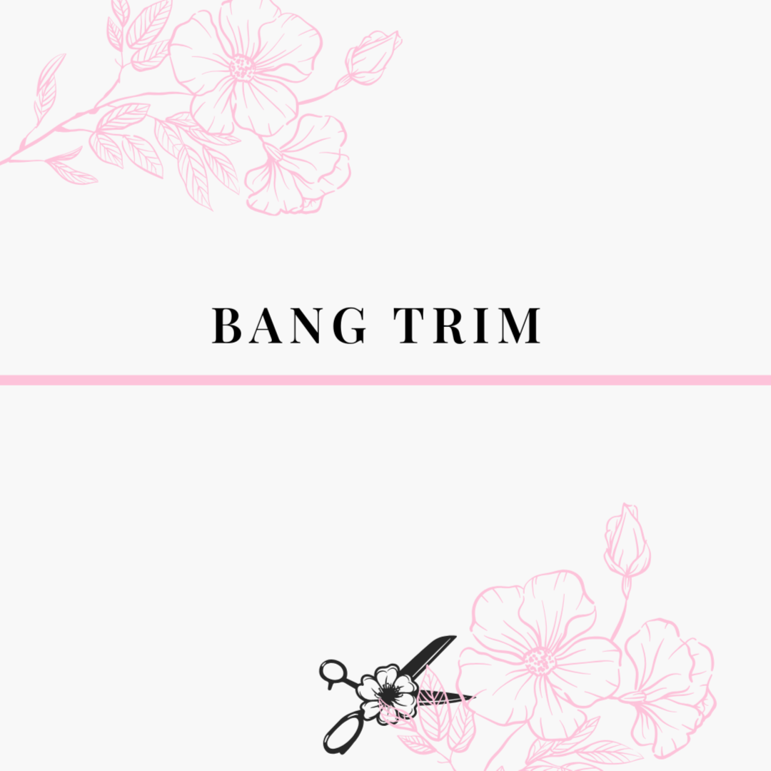 Bang Trim at Brushed Roots Salon in Round Rock, TX
