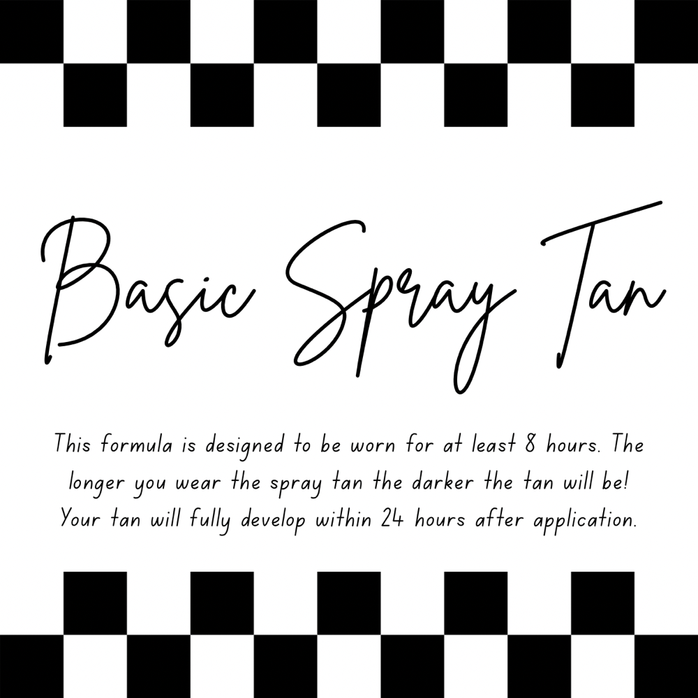 Basic Spray Tan
