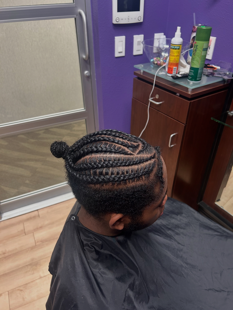 Partial Cornrows