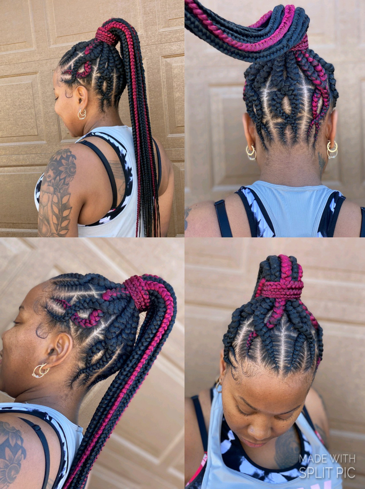 Stitch Ponytail W/ Design