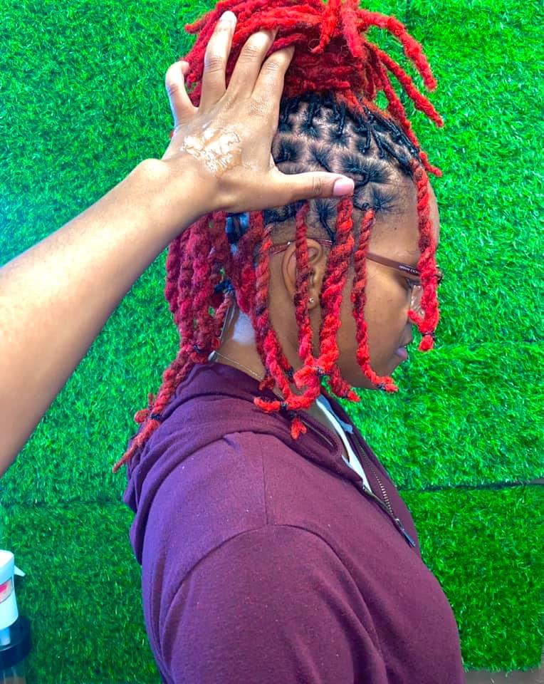 Dread Retwist+Color retouch