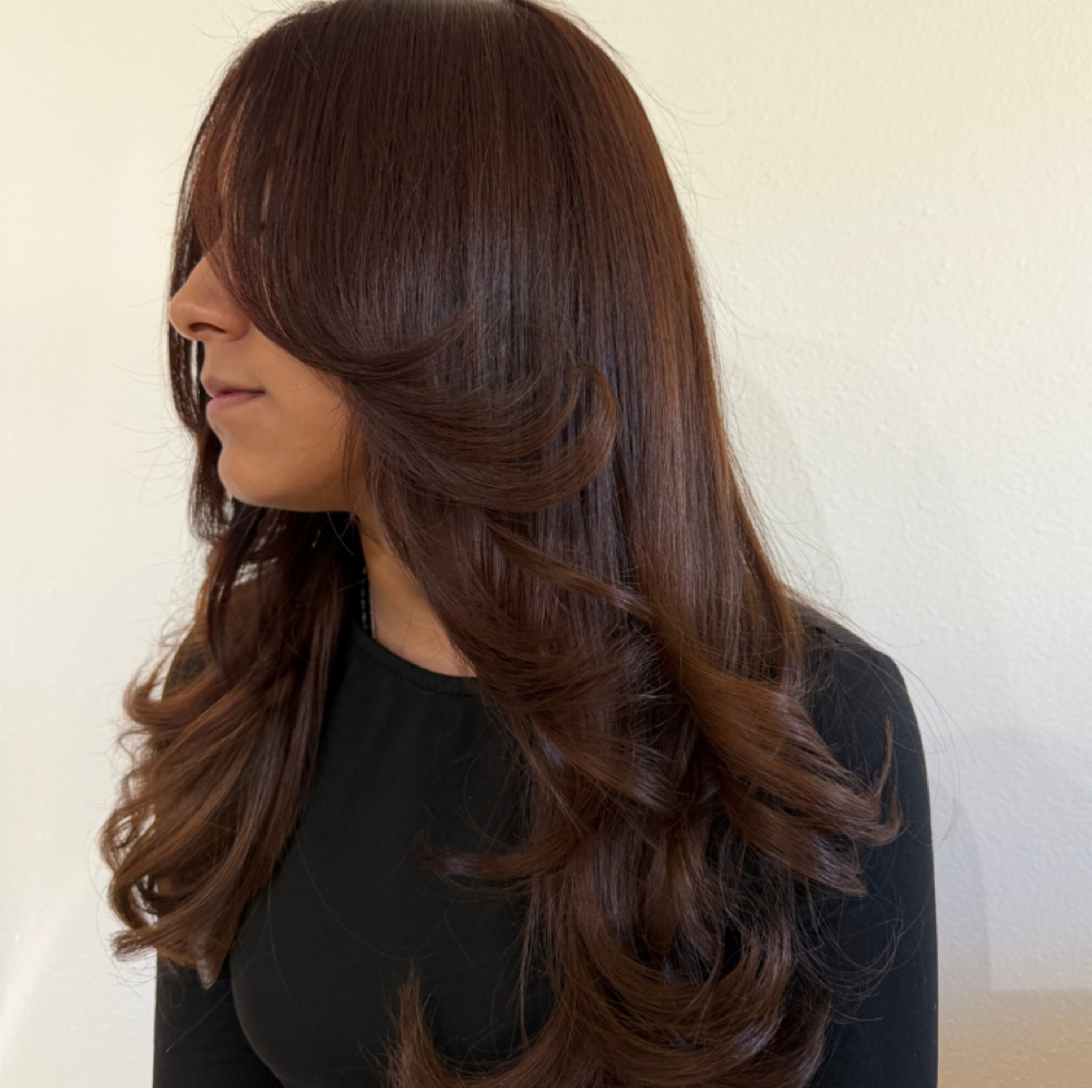 All Over Color (Red And Light Brown) at Blonded by Kayla in Oxnard, CA
