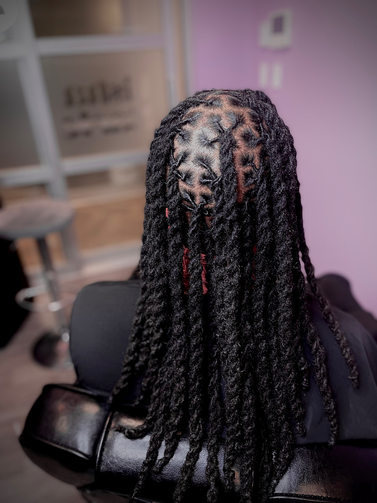 Retwist & Style ( Pass Mid Back)