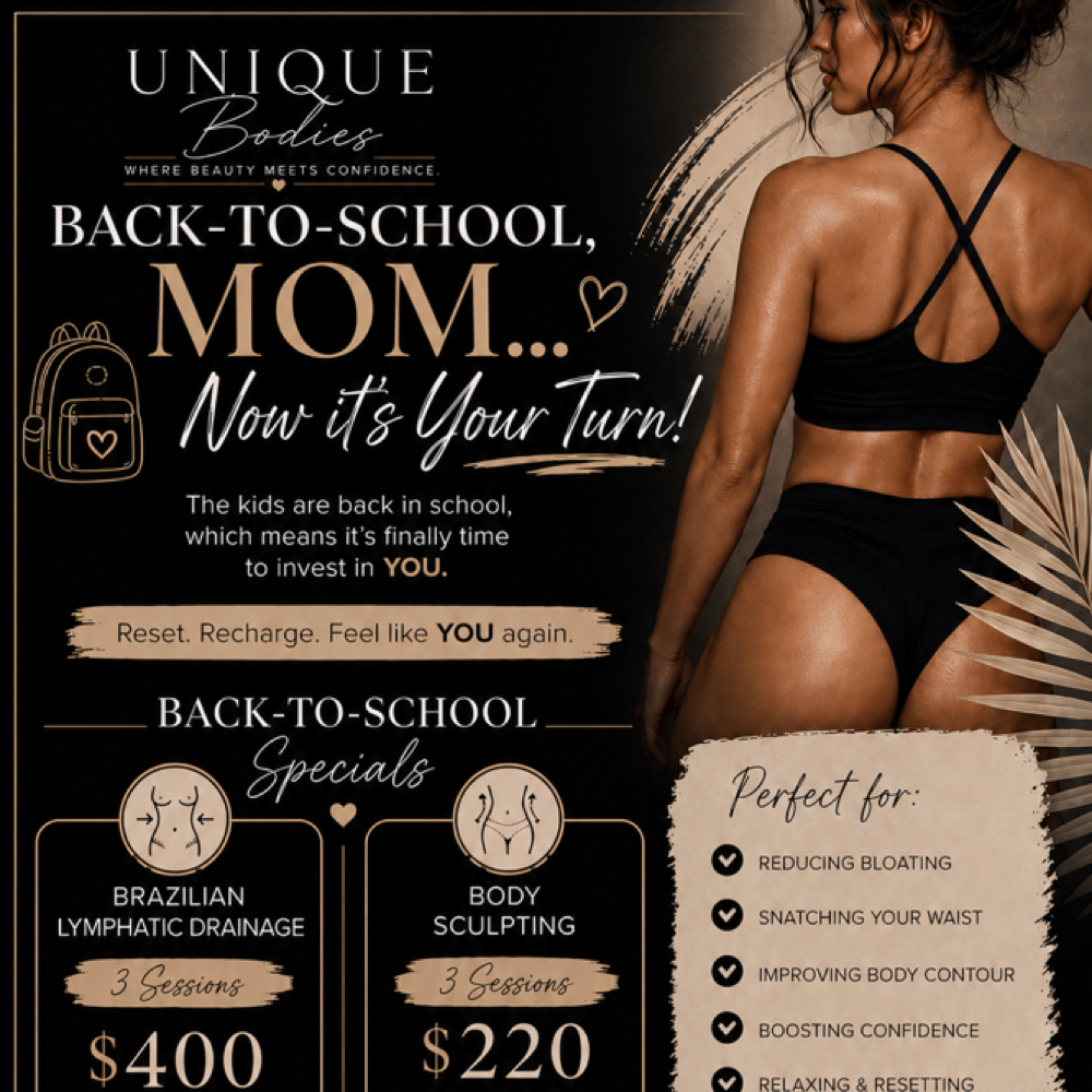 BACK TO SCHOOL: Body Sculpting at Unique Bodies by Monique in Casa Grande, AZ