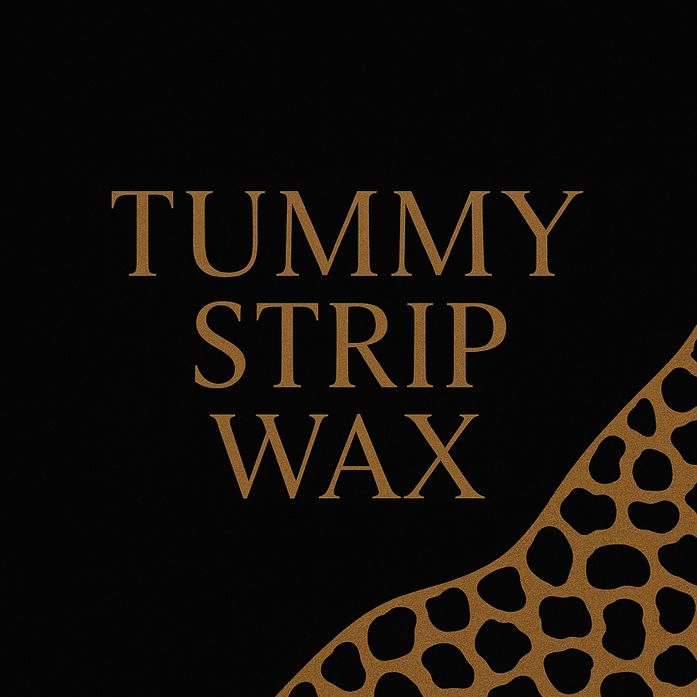 Tummy strip wax