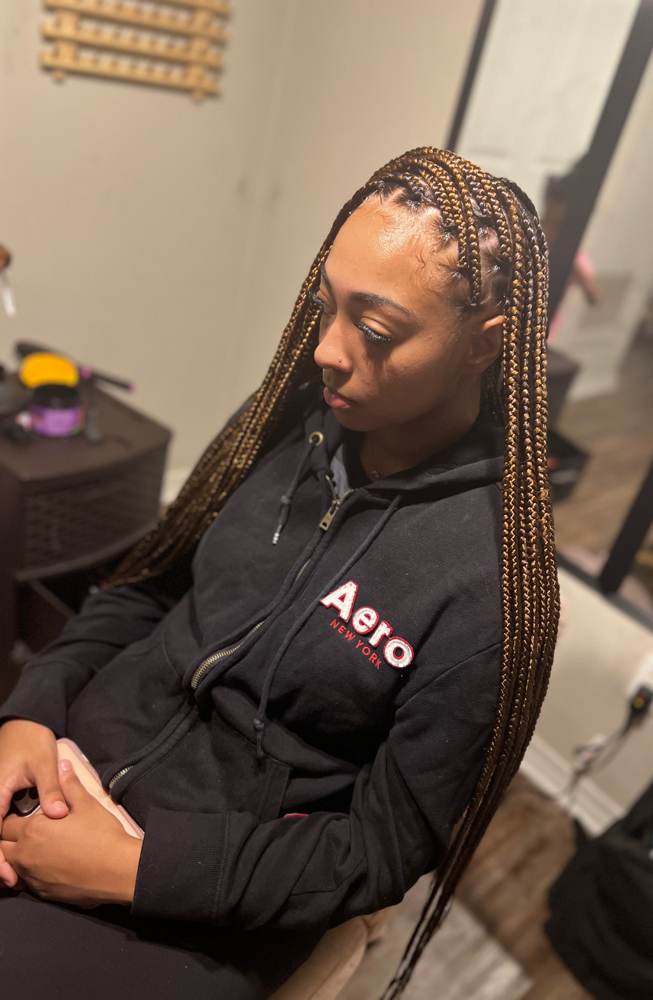 Medium Knotless ( No Boho) at Braided Perfection in Fayetteville, AR