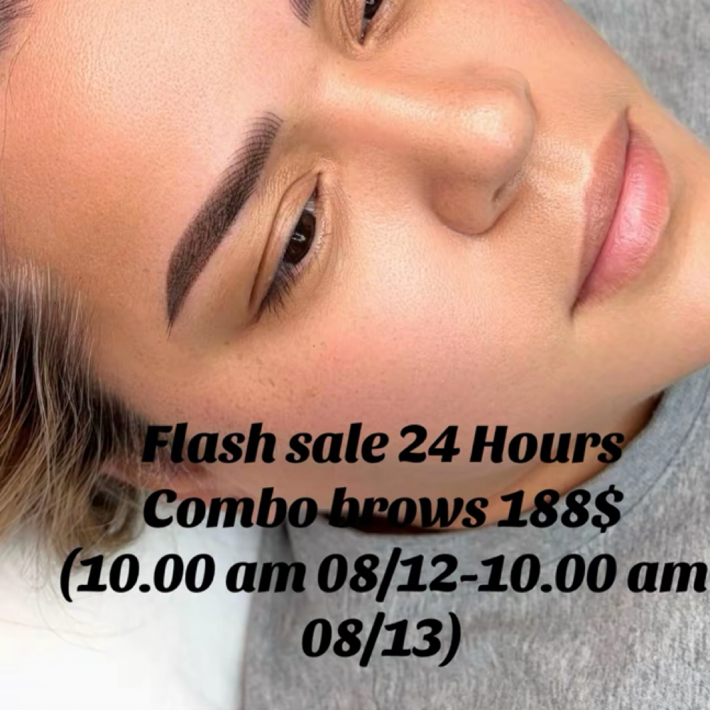 Flash Sale Combo Brows at Brows By Vivian in Houston, TX