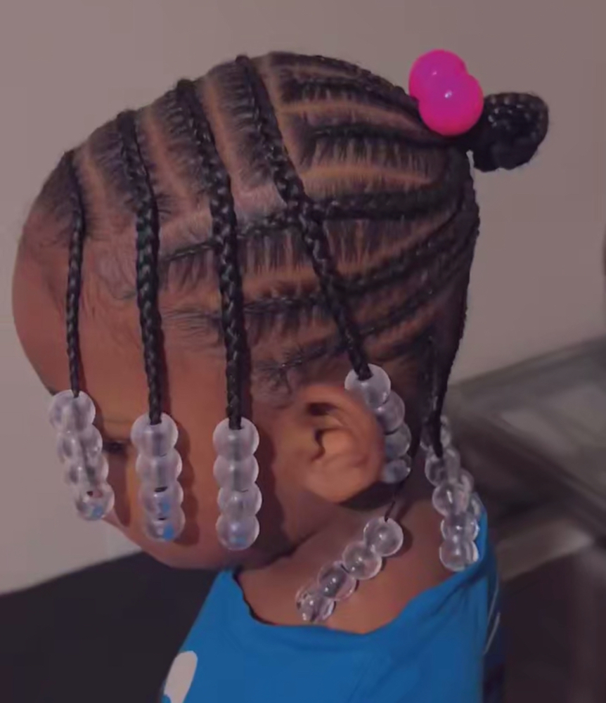 Kids Braids with Beads