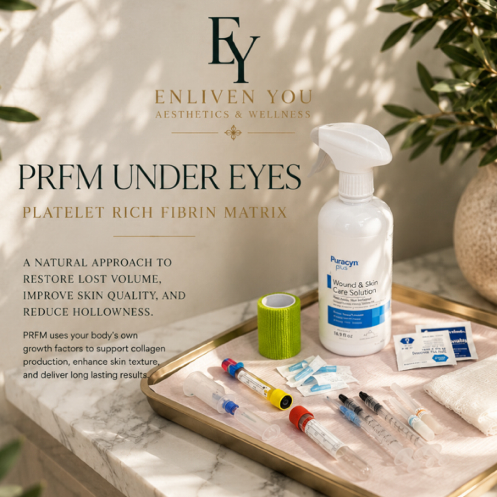 PRFM eyes at Enliven You Aesthetics & Wellness in Dallas, TX