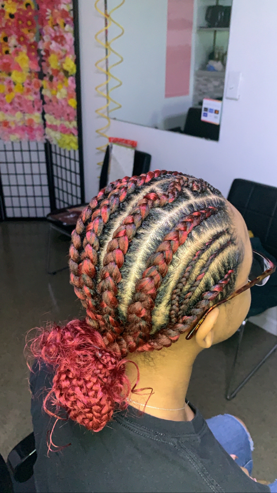 Feed In Braids ( 6+ )