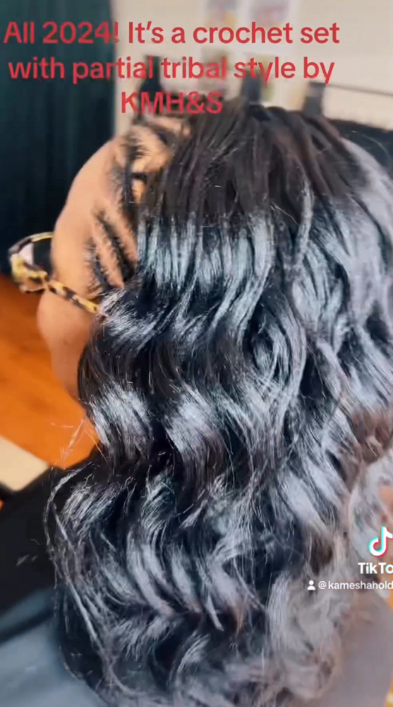 Loose Hair Crochet at K.M.H.&S. Braiding in Chicago, IL