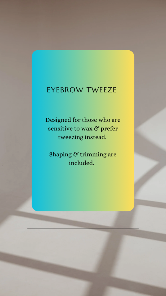 Eyebrow - Tweeze