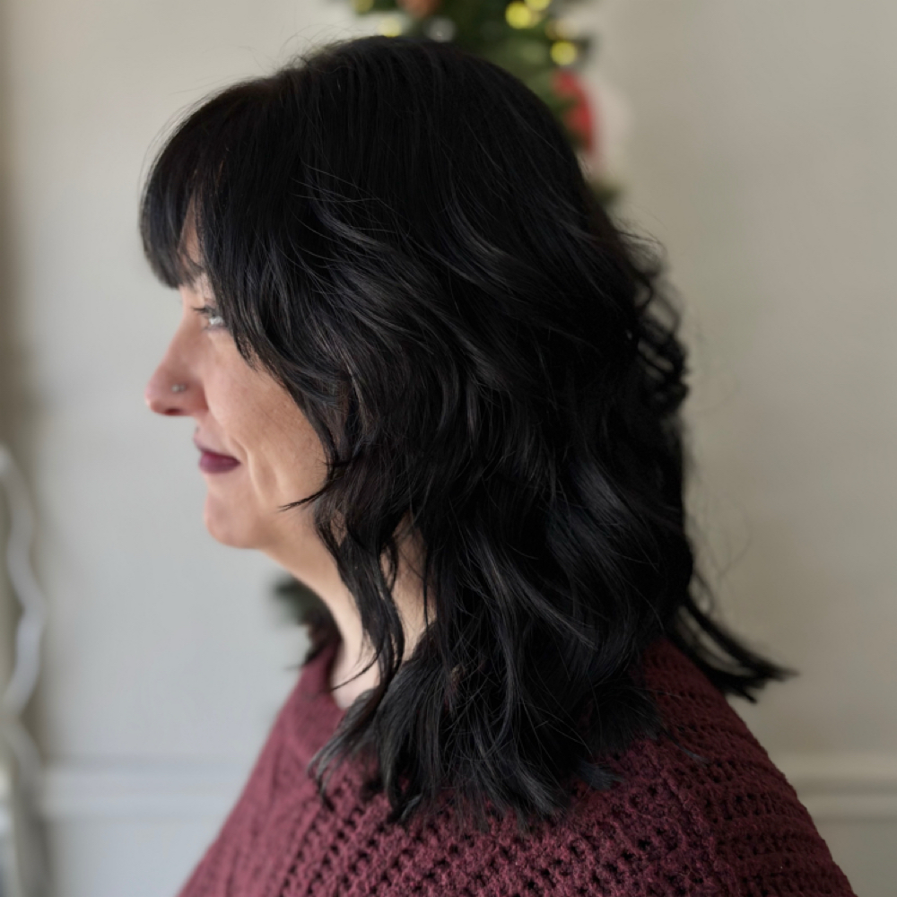 Color Root Refresh, Cut + Style at Blooming Beauty by Kay in Charlotte, MI