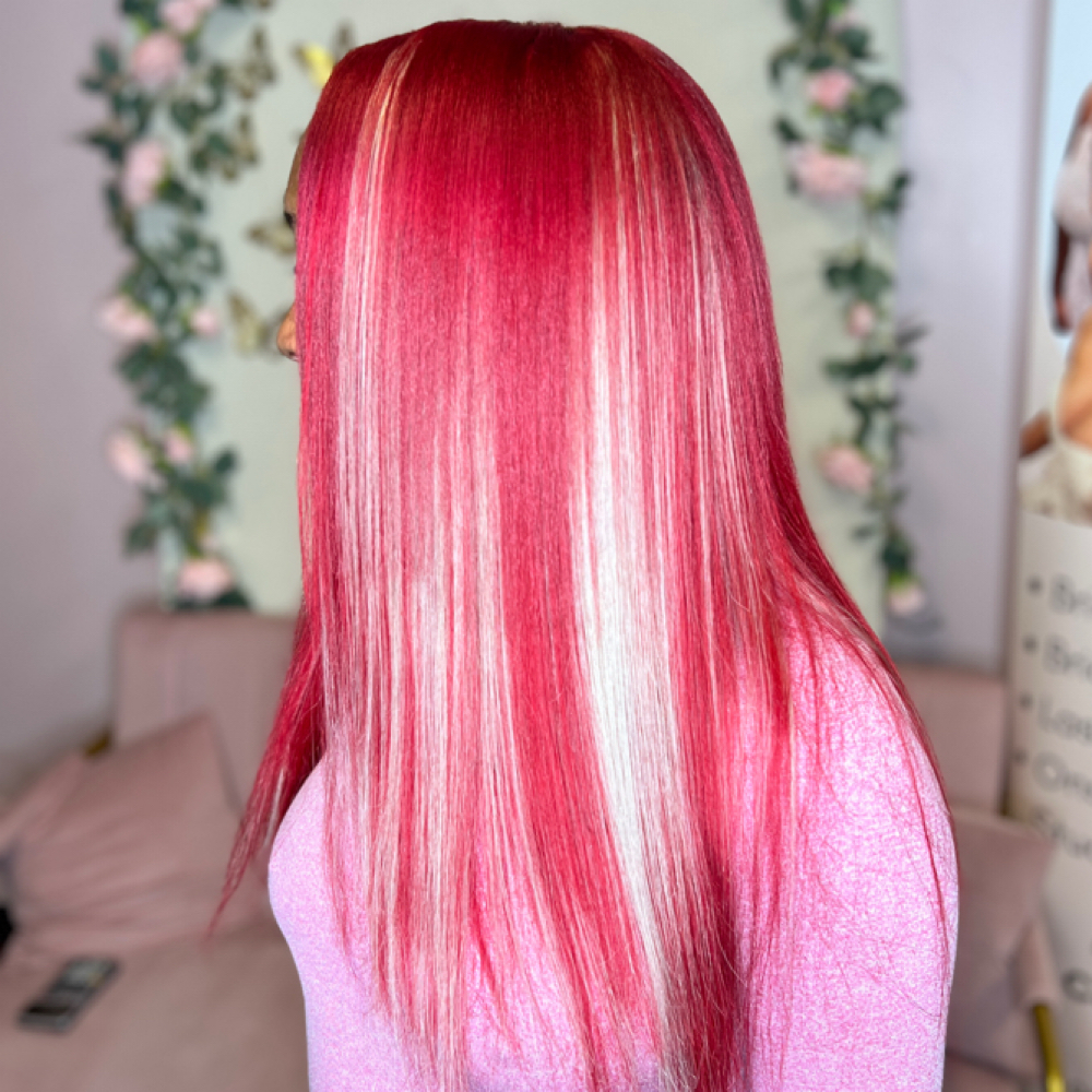Full Custom Color at Anjel Hair and Beauty Studios in College Park, GA