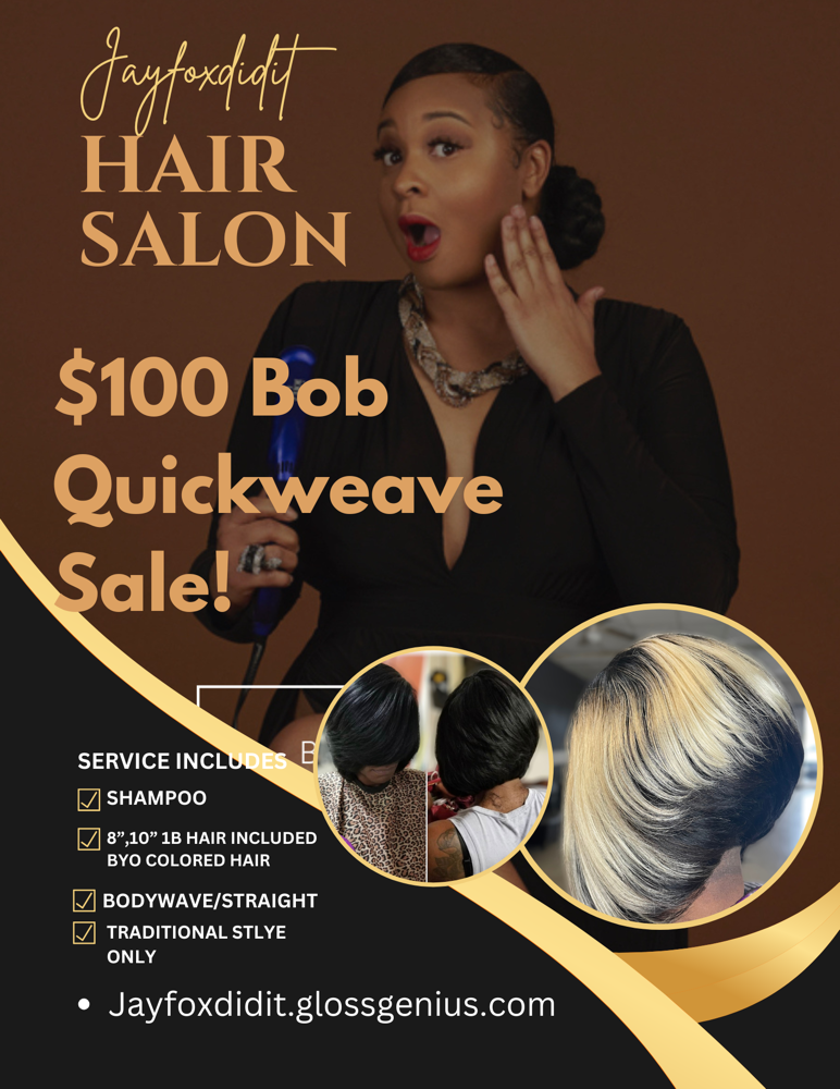$100 Bob Quickweave sale