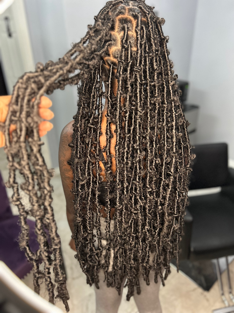 Butterfly Locs Past Butt Length