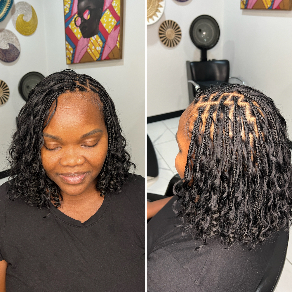 Boho Bob at Braid Work in Plano, TX