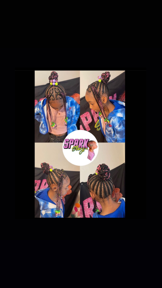 Braided Ponytail w/2 Ponybangs **M